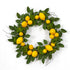 20” Lemon Artificial Wreath by Nearly Natural