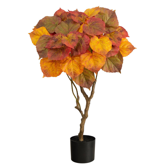 3’ Autumn Umbrella Ficus Tree by Nearly Natural
