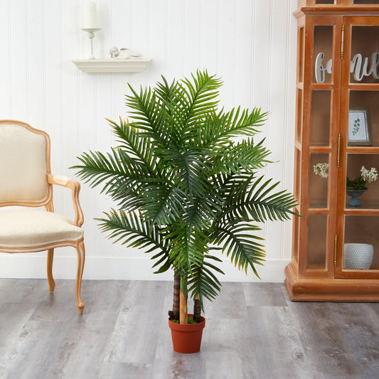 4’ Areca Palm Tree (Real Touch) by Nearly Natural