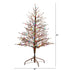 4’ Frosted Berry Twig Artificial Christmas Tree With 100 Multicolored Gumball LED Lights by Nearly Natural