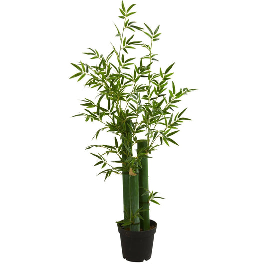 5’ Green Bamboo Artificial Tree by Nearly Natural