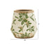 5.5” Tuscan Ceramic Green Scroll Planter by Nearly Natural