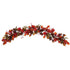 6’ Autumn Maple Leaves, Berry and Pinecones Fall Artificial Garland by Nearly Natural