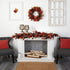 6’ Autumn Maple Leaves, Berry and Pinecones Fall Artificial Garland by Nearly Natural