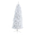 6’ Slim White Artificial Christmas Tree with 250 Warm White LED Lights and 743 Bendable Branches by Nearly Natural