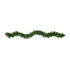 9’ Christmas Pine Artificial Garland with 50 Warm White LEDs Lights by Nearly Natural
