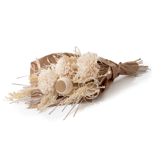 Sola Flower and Bleach Palm Bouquet by Andaluca Home