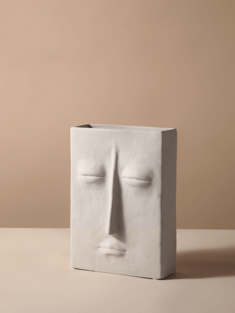 Creative Ceramic Face Vase by Living Simply House