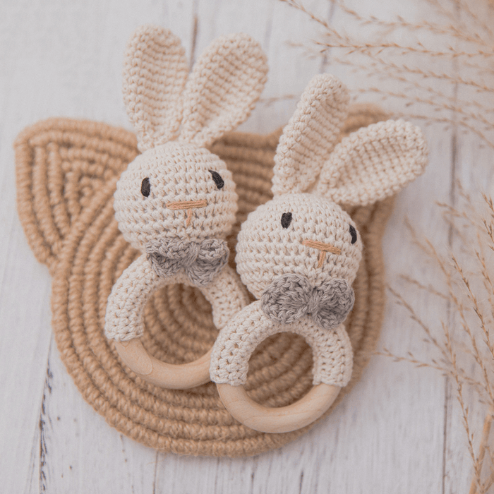 Crochet Rabbit Soother by Living Simply House