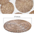 Natural Handmade Round Woven Placemats for Dining Table by Blak Hom