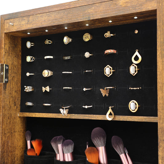 Jewelry Storage Mirror Cabinet With LED Lights by Blak Hom