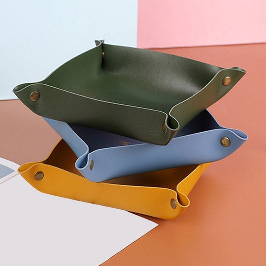Leather Valet Tray by Living Simply House
