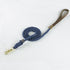 Touch of Leather Dog Leash - Navy by Molly And Stitch US
