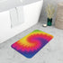 Memory Foam Bath Mat, Tye Dye Geometric Print by inQue.Style