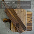4 x 20 Walnut Cutting Board and Bread Paddle with Handle by Virginia Boys Kitchens