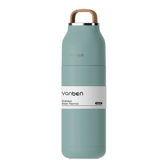 YanBen Stainless Steel Travel Thermos (12oz) by Living Simply House
