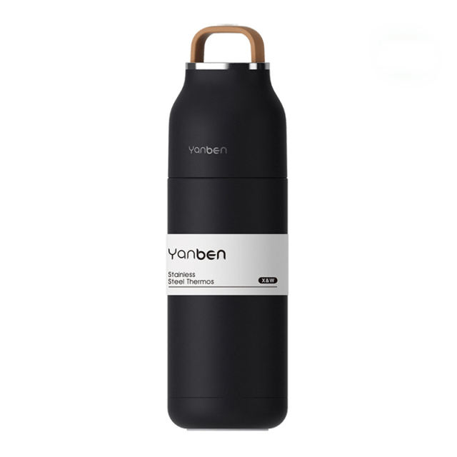 YanBen Stainless Steel Travel Thermos (12oz) by Living Simply House